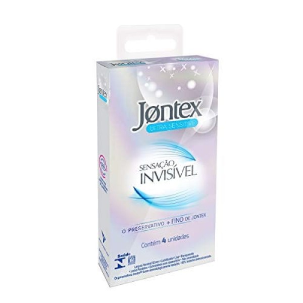 Preservativo Jontex Sensação Invisível 4 Unidades