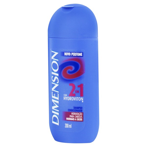Encontraproduto.com.br - Shampoo Anticaspa Dimension 2 em 1 Cabelos Secos 200ml
