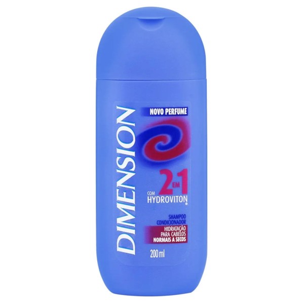 Encontraproduto.com.br - Shampoo Anticaspa Dimension 2 em 1 Cabelos Secos 200ml