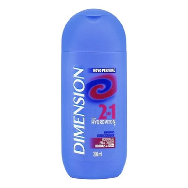 Encontraproduto.com.br - Shampoo Anticaspa Dimension 2 em 1 Cabelos Secos 200ml