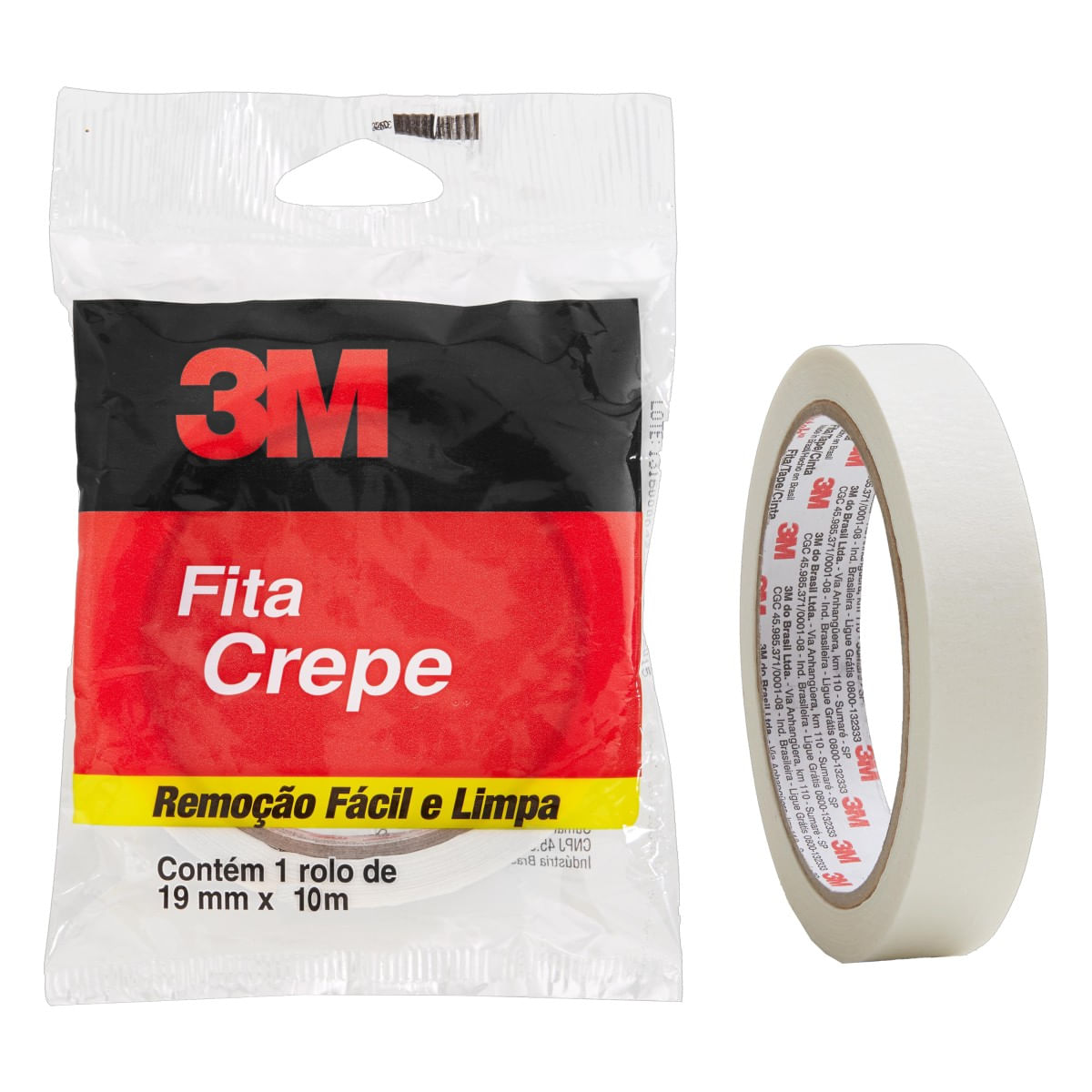 Encontraproduto.com.br - Fita Crepe Scoth Brite 19mmx10m