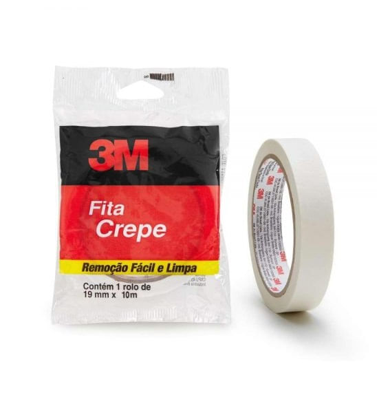 Encontraproduto.com.br - Fita Crepe Scoth Brite 19mmx10m