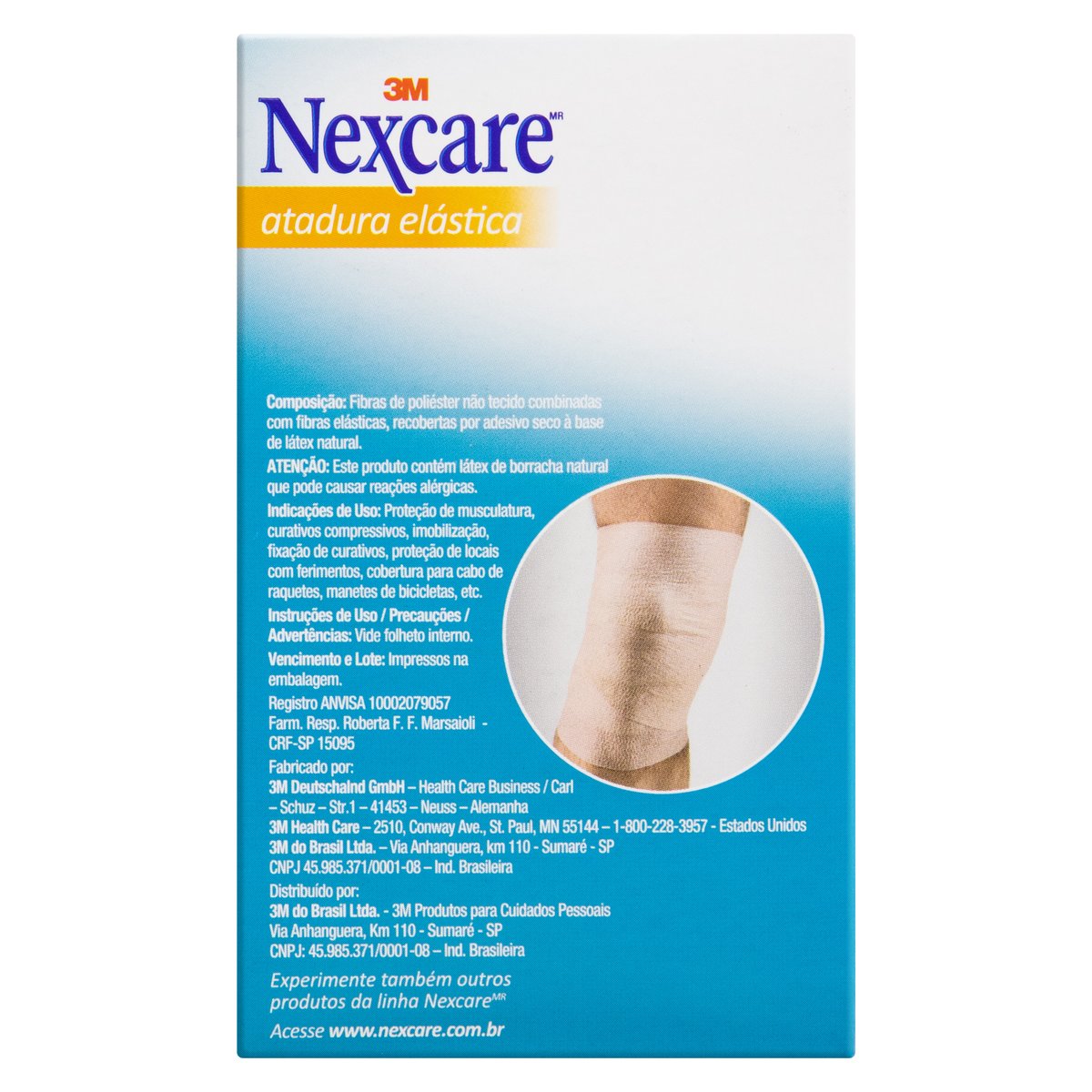 Encontraproduto.com.br - Atadura Elástica Nexcate Bege 1 Unidade de 75mm X 4,5m