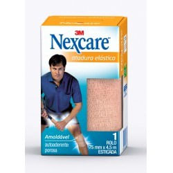 Encontraproduto.com.br - Atadura Elástica Nexcate Bege 1 Unidade de 75mm X 4,5m