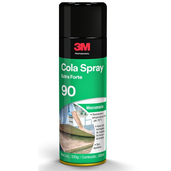 Encontraproduto.com.br - Adesivo spray 90 330 g extra forte HB004539779 - 3M