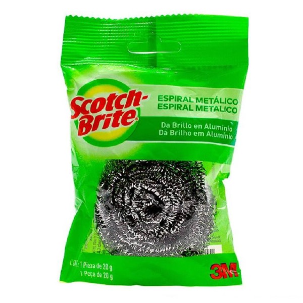 Encontraproduto.com.br - Esponja Aço Espiral Metálico Scotch-Brite 20g
