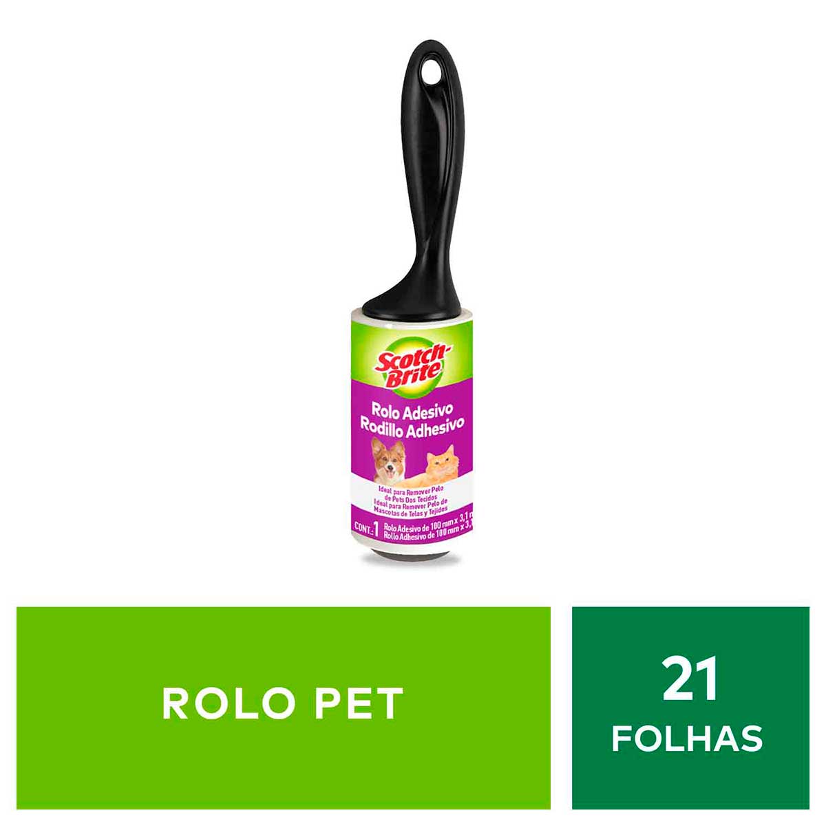 Rolo Adesivo Pet Scotch Brite 12 pacotes