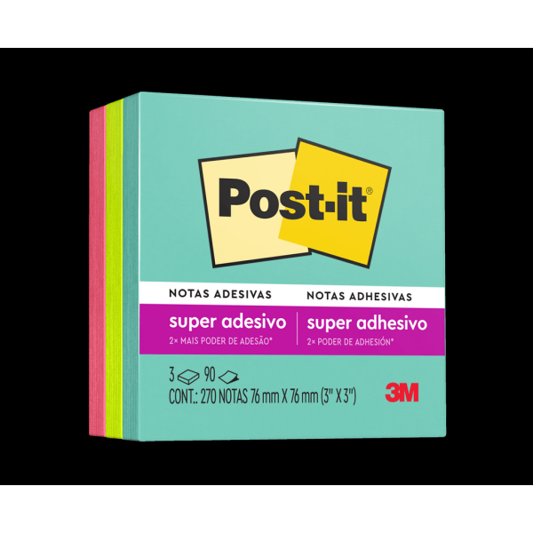 Encontraproduto.com.br - BLOCO POST-IT 654 76X76 COLECAO SUPER NOVA HB004735286