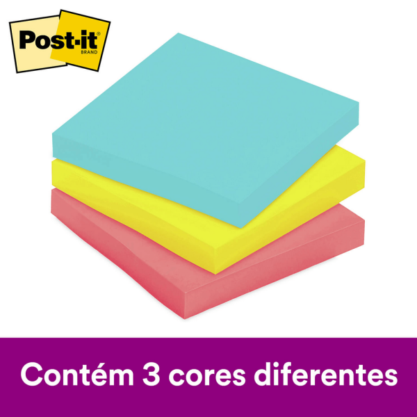 Encontraproduto.com.br - BLOCO POST-IT 654 76X76 COLECAO SUPER NOVA HB004735286