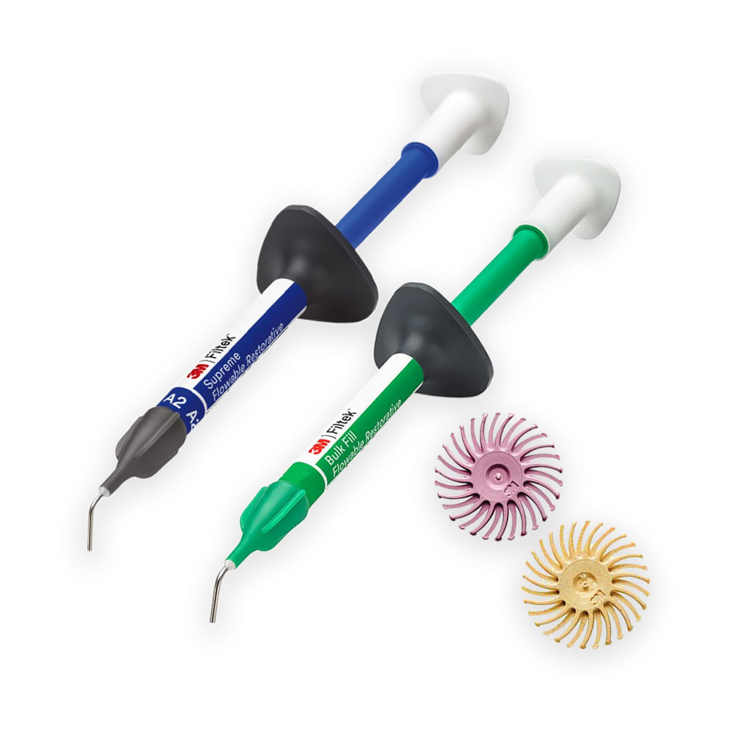 Encontraproduto.com.br - Resina Filtek Kit Flowable Duopack + Sof lex Espiral - Solventum