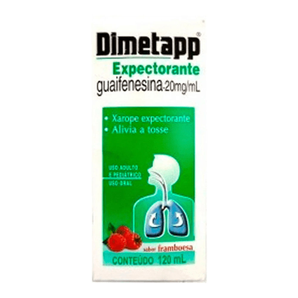 Dimetapp Expectorante Sabor Framboesa Pfizer 120ml