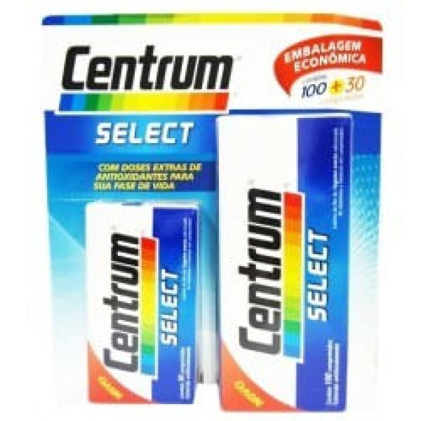 Encontraproduto.com.br - Suplemento Vitamínico Centrum Select 100 + 30 Comprimidos