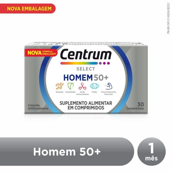 Encontraproduto.com.br - Centrum Select Homem 30 Comprimidos