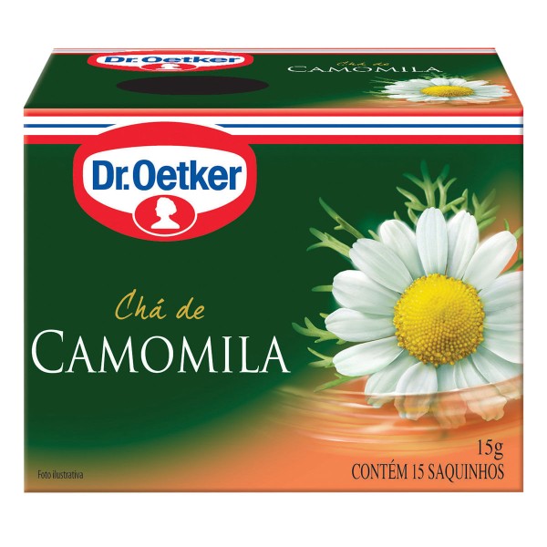 Encontraproduto.com.br - Chá Dr.Oetker Camomila 15g C/ 10 Saquinhos