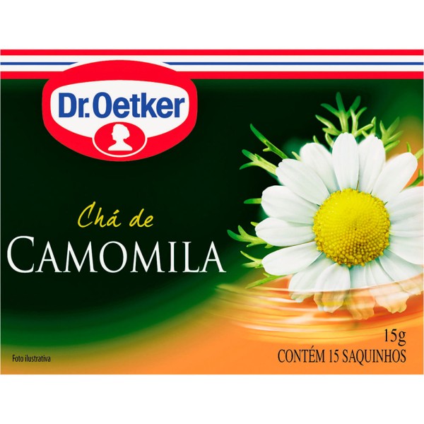 Encontraproduto.com.br - Chá Dr.Oetker Camomila 15g C/ 10 Saquinhos