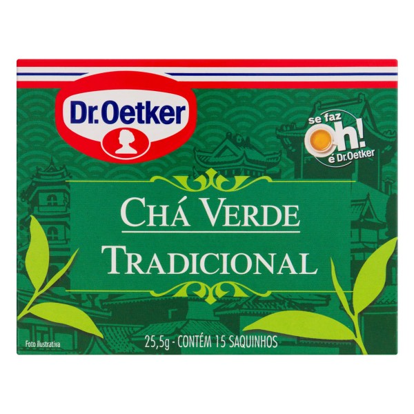 Encontraproduto.com.br - Chá Oetker Verde Tradicional 25,5g