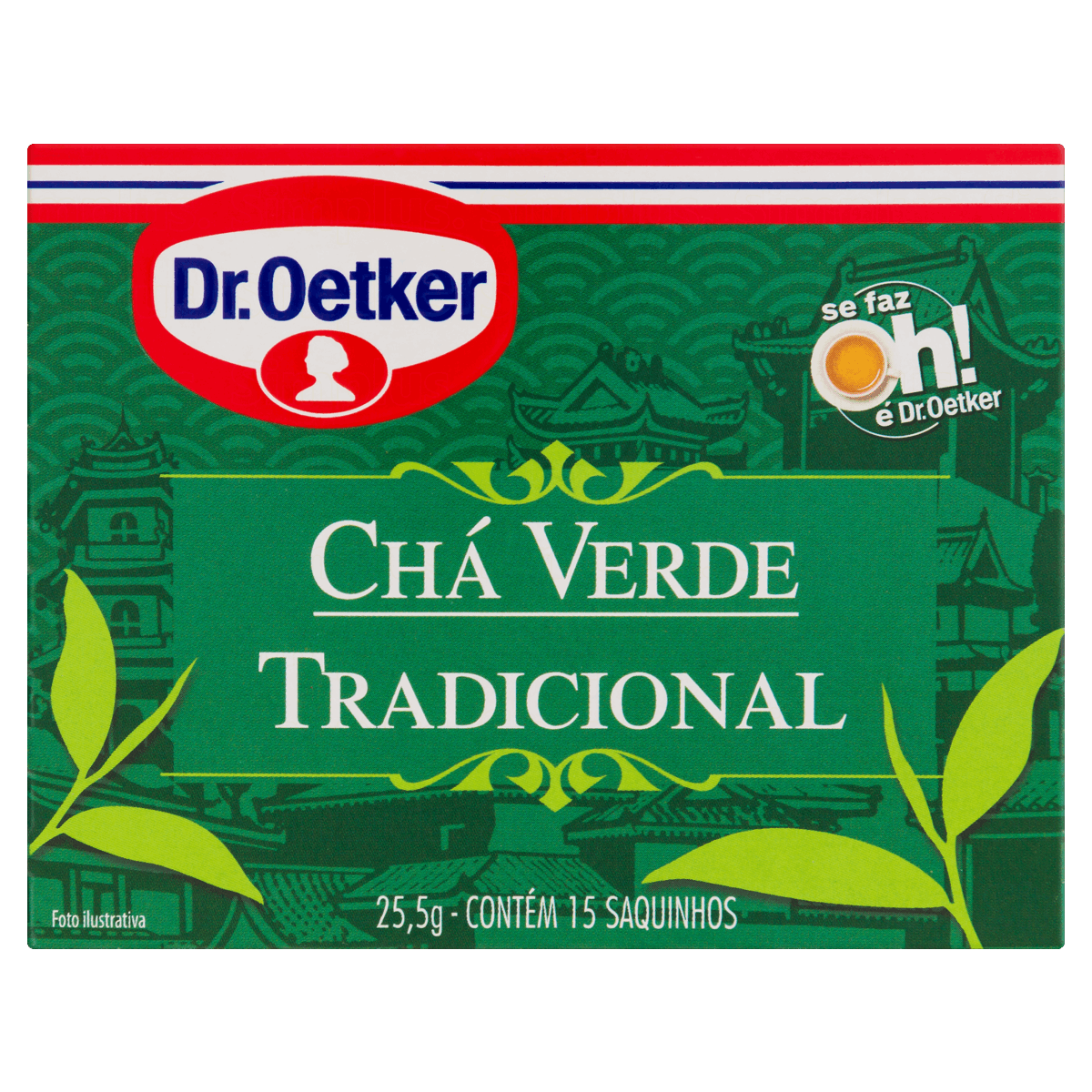 Encontraproduto.com.br - Chá Oetker Verde Tradicional 25,5g