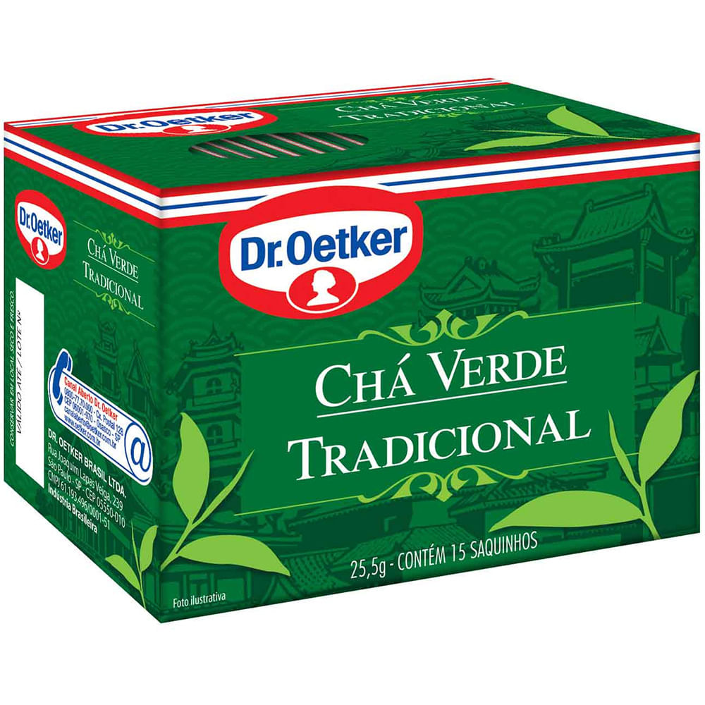 Encontraproduto.com.br - Chá Oetker Verde Tradicional 25,5g