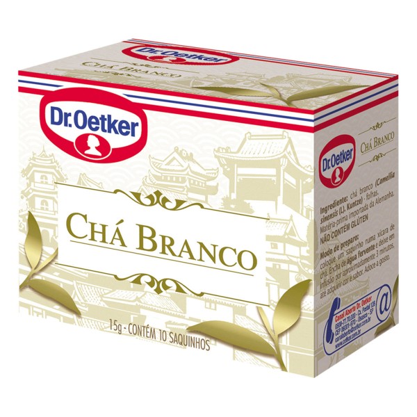 Encontraproduto.com.br - Chá Tradicional Dr. Oetker Caixa com 10 Sachês 15g