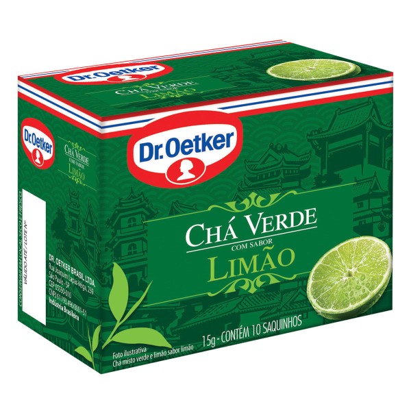 Encontraproduto.com.br - Chá Limão Dr. Oetker Caixa com 10 Sachês 15g