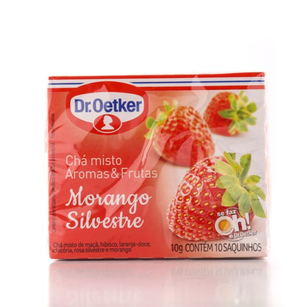 Encontraproduto.com.br - Chá Dr.Oetker Morango Silvestre 10g