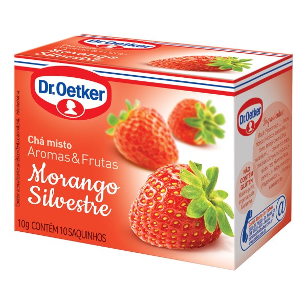 Encontraproduto.com.br - Chá Dr.Oetker Morango Silvestre 10g