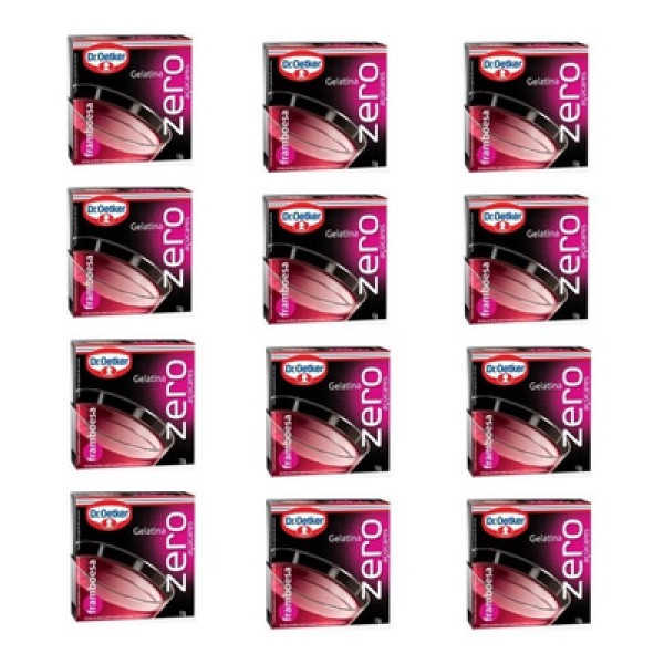 Encontraproduto.com.br - Gelatina Dr. Oetker Zero Açúcar Framboesa 12g