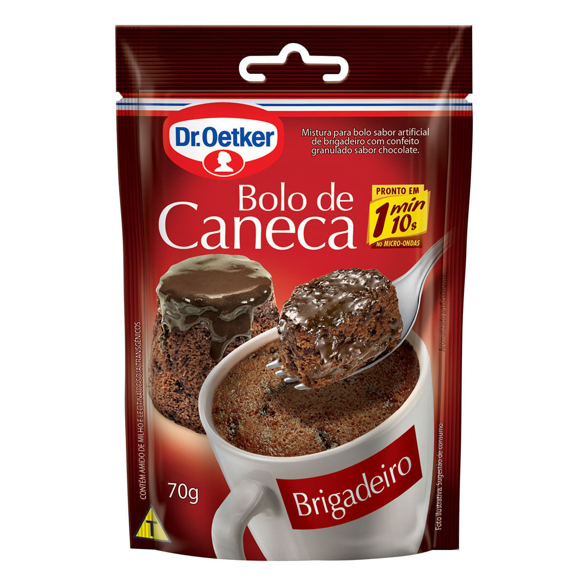 Encontraproduto.com.br - Bolo Dr Oetker Micro Brigadeiro 70g