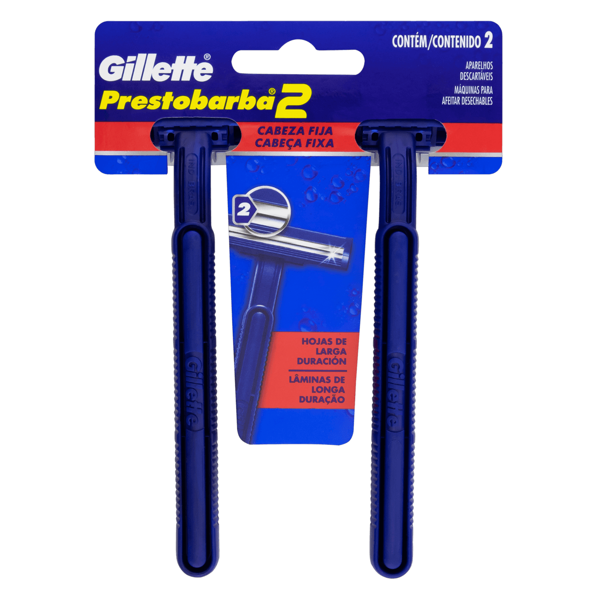 Encontraproduto.com.br - Aparelho Depilatório Prestobarba Regular 2 unidades