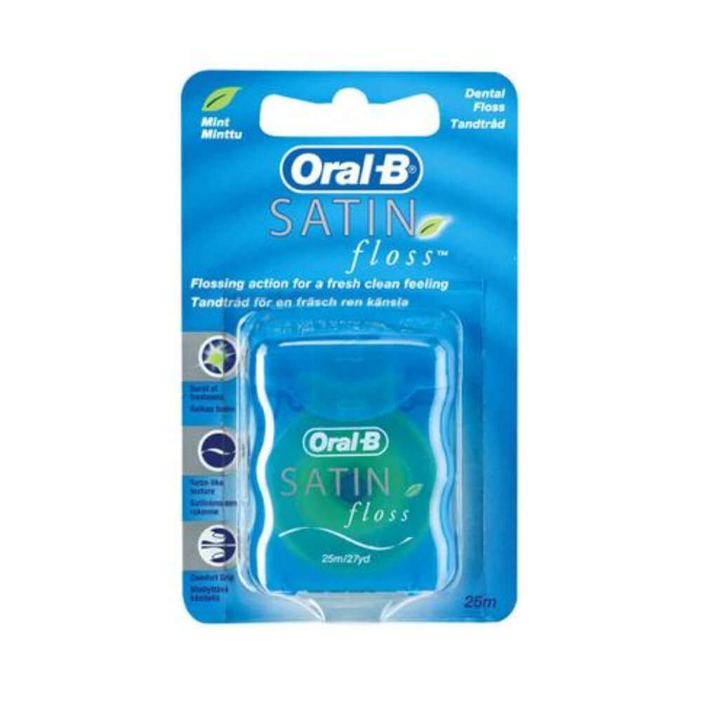 Encontraproduto.com.br - Oral-B Fio Dental Satinfloss Menta 25 M