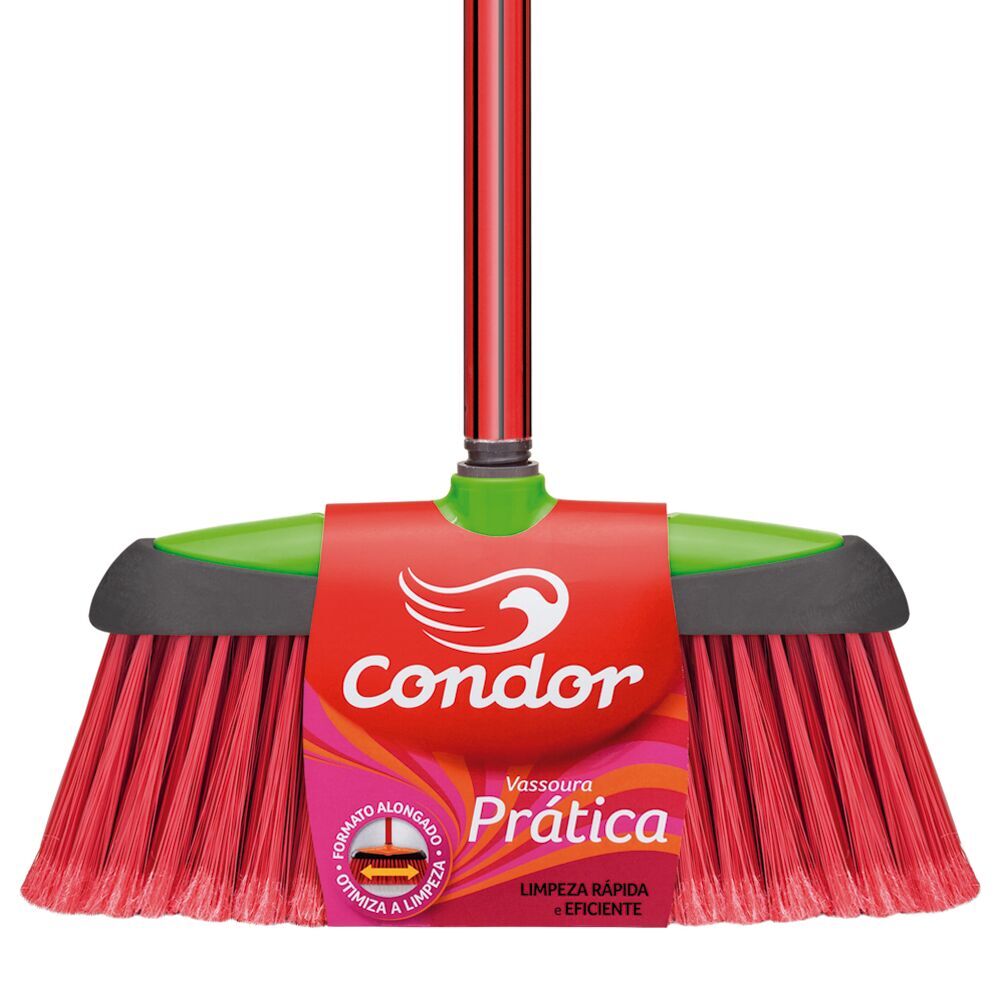 Encontraproduto.com.br - Vassoura Multiuso Varre Prática V-9