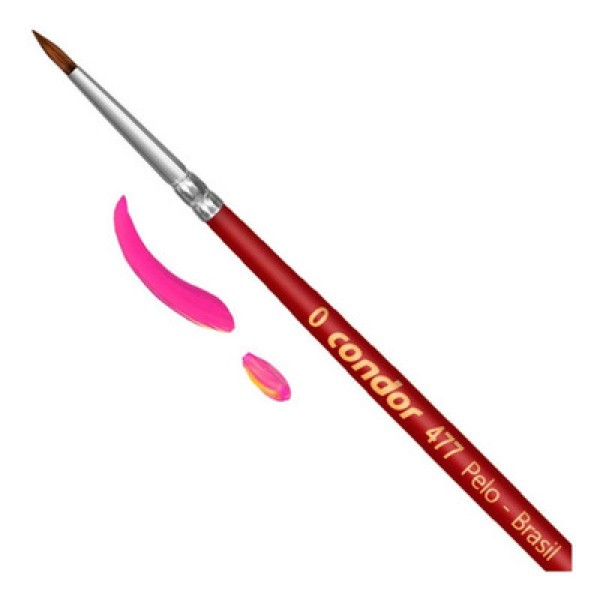 Encontraproduto.com.br - Pincel Série 477 Redondo Condor Avulso
