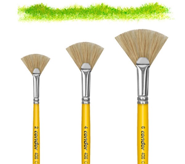 Encontraproduto.com.br - Pincel Série 436 Leque Condor Avulso