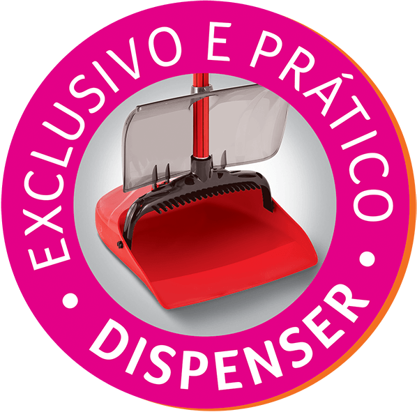 Encontraproduto.com.br - Pá para Lixo Dispenser Condor - Com cabo