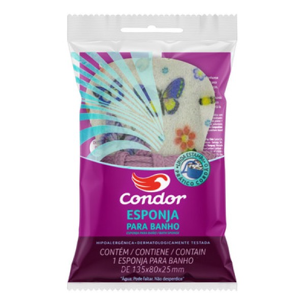 Encontraproduto.com.br - Esponja para Banho com Cordão Condor