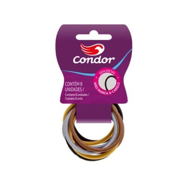 Encontraproduto.com.br - Elástico sem Metal Condor 6 Unidades Ref. 8526