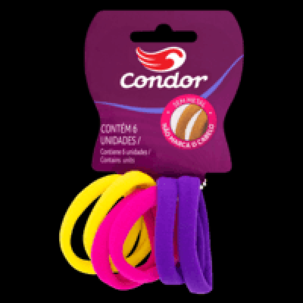 Encontraproduto.com.br - Elástico sem Metal Condor 6 Unidades Ref. 8526