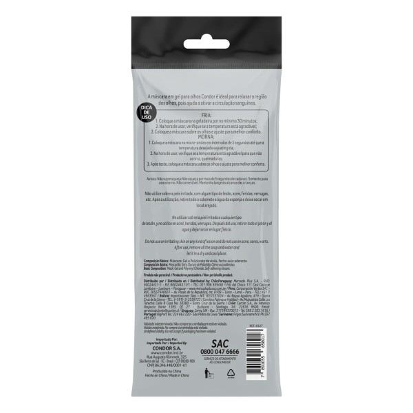 Encontraproduto.com.br - Máscara em Gel para os Olhos Condor Spa