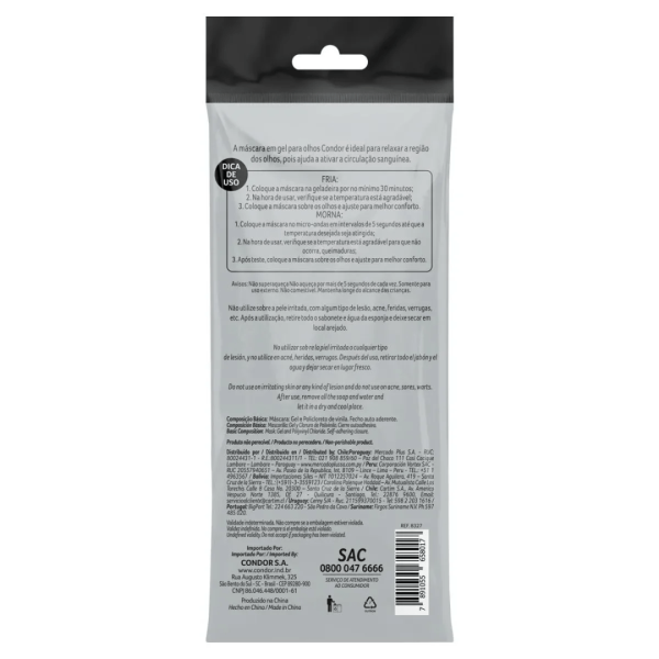 Encontraproduto.com.br - Máscara em Gel para os Olhos Condor Spa