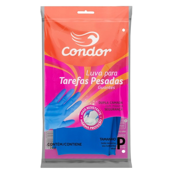 Encontraproduto.com.br - Luva Para Tarefas Pesadas Azul Condor P