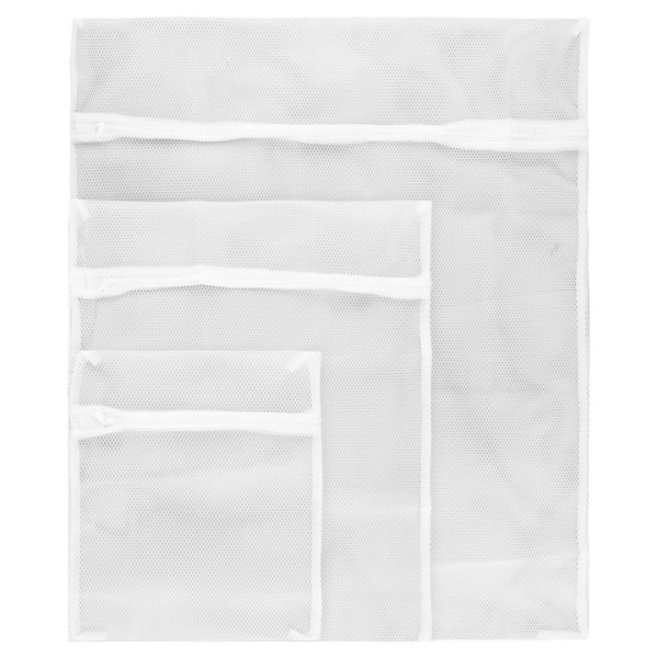 Encontraproduto.com.br - Conjunto Bolsa para Lavar Roupa com Zíper Condor 3 Unidades
