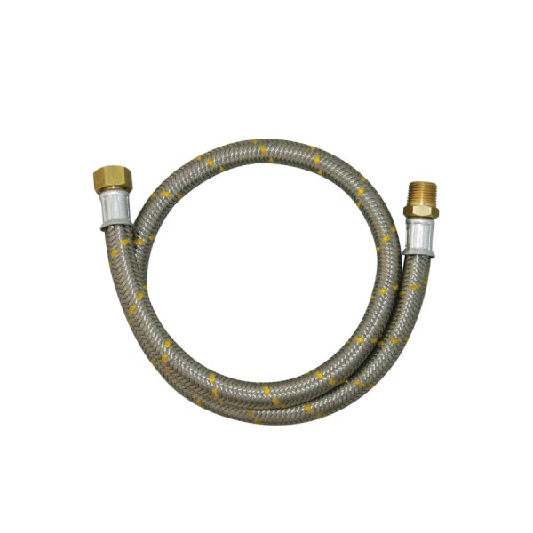 Encontraproduto.com.br - Engate Flexivel 1m Gás 1/2 Npt(E)X1/2Bsp(I) 2543 Jackwal