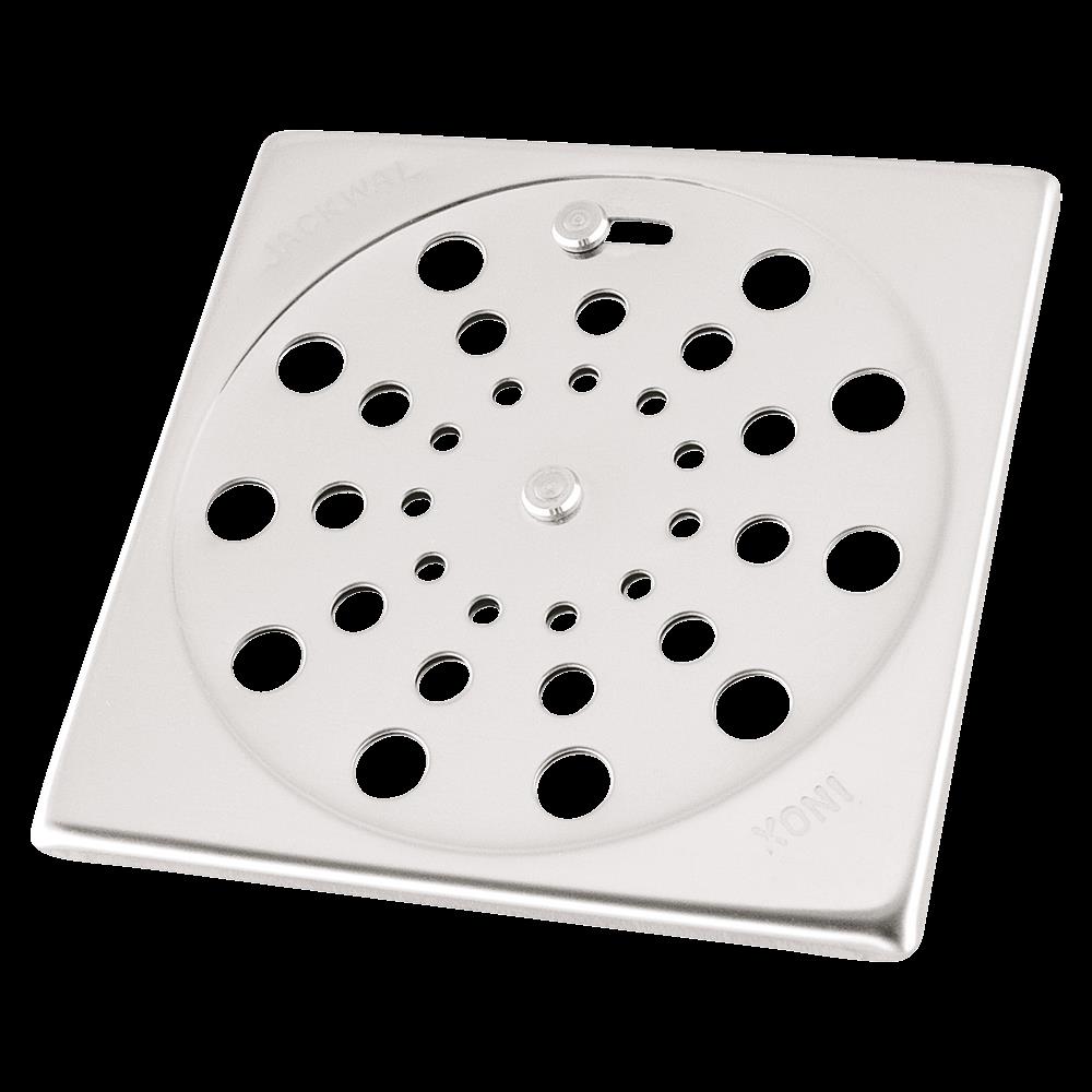 Encontraproduto.com.br - Grelha Inox 15cm Quadrada c/Fecho s/Mold. 2928 Jackwal