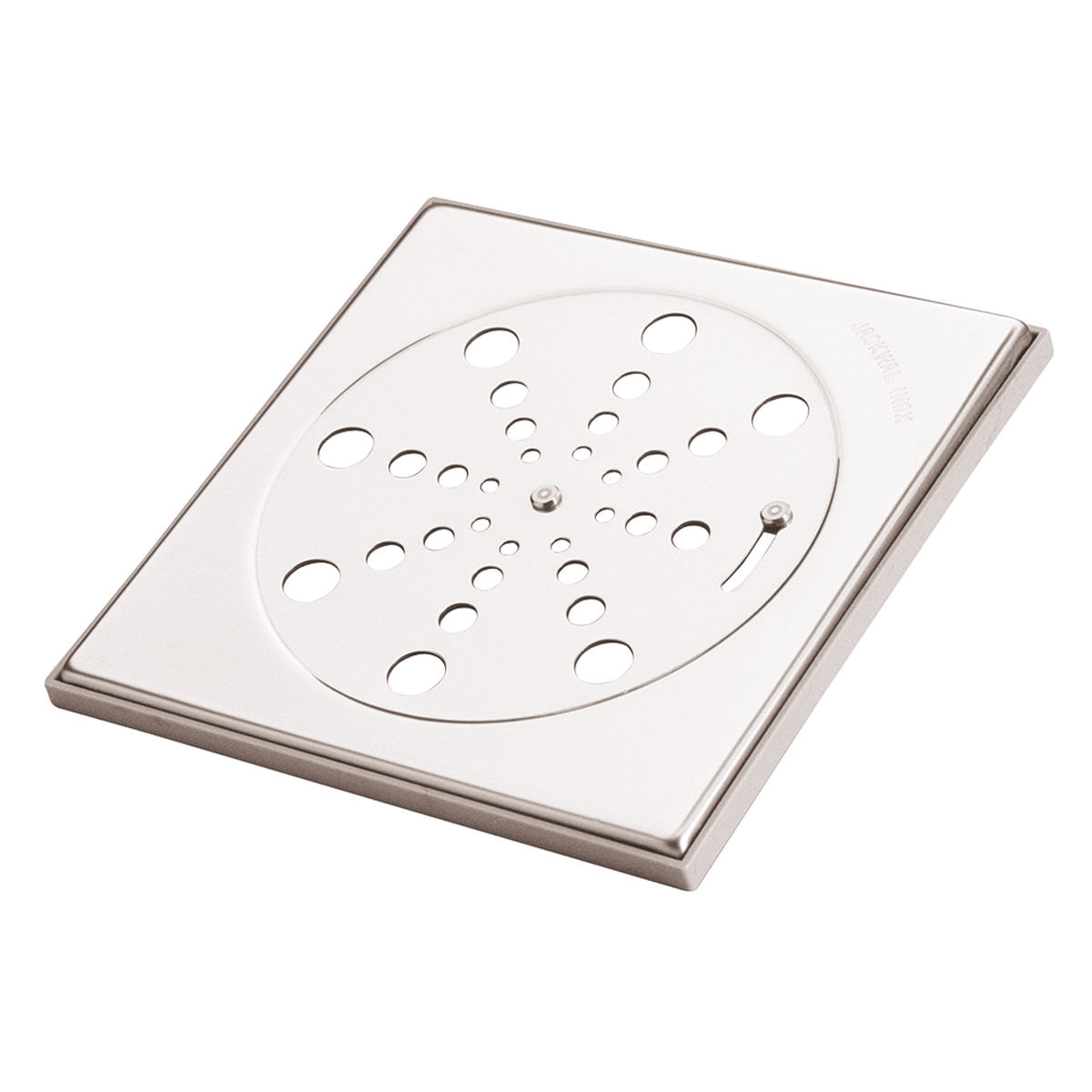 Encontraproduto.com.br - Grelha Quadrada Inox 15 x 15 cm com Fecho 2931 Jackwal