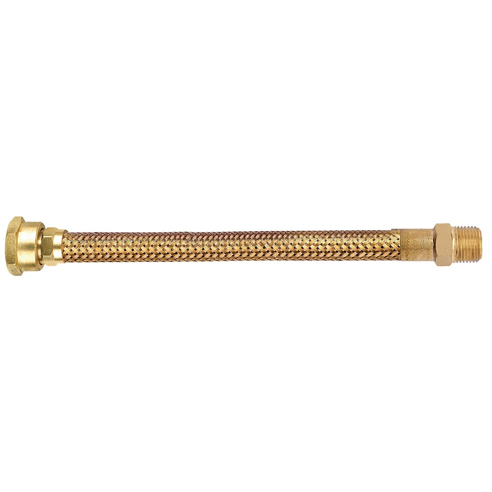 Encontraproduto.com.br - Ligação para Aquecedores a Gas 3/4x1/2 30cm Jackwal