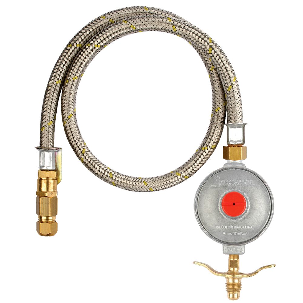 Encontraproduto.com.br - Kit de Instalação para Fogão 1m com Válvula Jackwal 014.598
