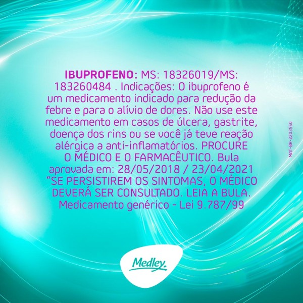 Encontraproduto.com.br - Ibuprofeno Medley Com 10 Capsulas 400mg Generico