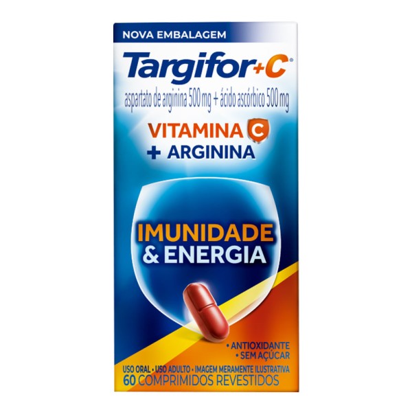 Vitamina C Targifor 500mg 60 Comprimidos