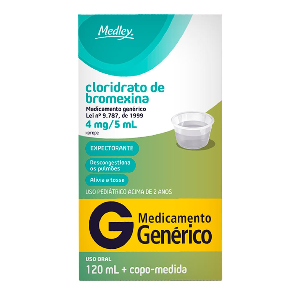 Encontraproduto.com.br - Bromexina Medley Xarope Pediatrico 120ml