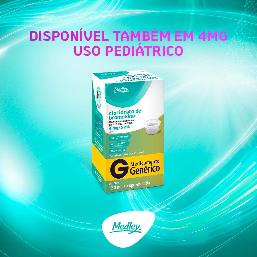 Encontraproduto.com.br - Bromexina Medley Xarope Pediatrico 120ml